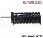 Διακόπτης επιλογής φούρνου κουζίνας SMEG, 811730227